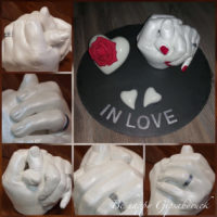 Handabdruck Ehepaar In LOVE