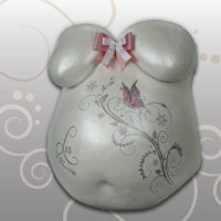 Babybauch Gipsabdruck Lia